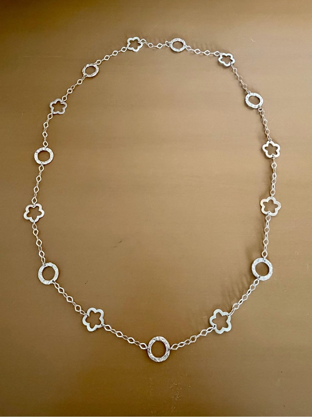32 inch Sterling Silver chain necklace.